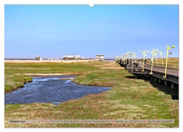 Produktbild: St. Peter Ording - Atemberaubende Momente (hochwertiger Premium Wandkalender 2026 DIN A2 quer), Kunstdruck in Hochglanz