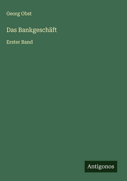Produktbild: Das Bankgesch&auml;ft