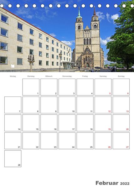 Produktbild: Urbanes Magdeburg (Tischkalender 2022 DIN A5 hoch)