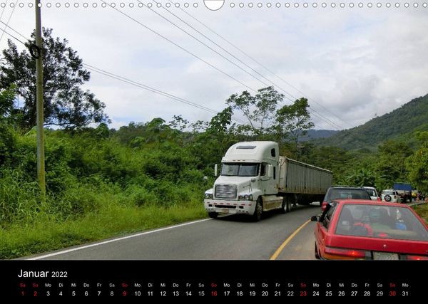 Produktbild: Trucks zwischen Panama und Costa Rica. (Wandkalender 2022 DIN A3 quer)
