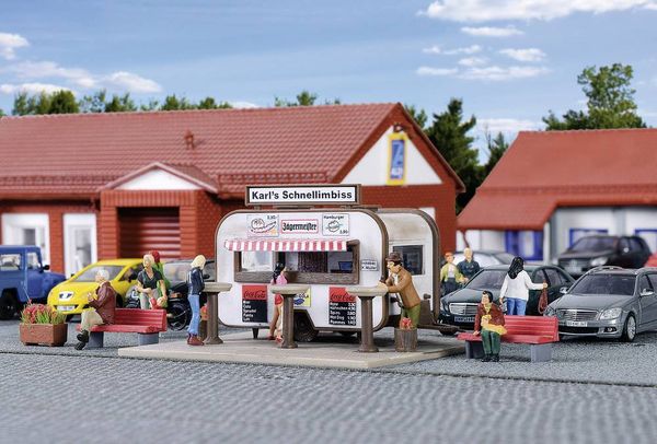 Produktbild: Vollmer 45135 H0 Imbiss-Stand