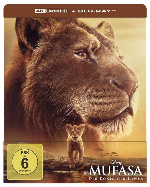 Mufasa - Der König der Löwen - Steelbook - Limited Edition (4K Ultra HD) (+ Blu-ray)