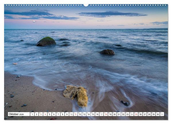 Produktbild: Insel R&uuml;gen - Die K&uuml;ste von Sellin bis Kap Arkona (Wandkalender 2026 DIN A2 quer), CALVENDO Monatskalender