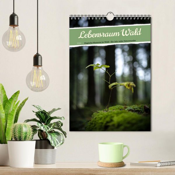Produktbild: Lebensraum Wald (Wandkalender 2026 DIN A4 hoch), CALVENDO Monatskalender
