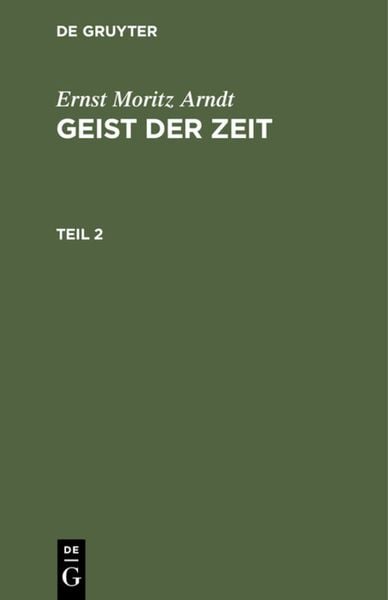 Produktbild: Geist der Zeit. Teil 2