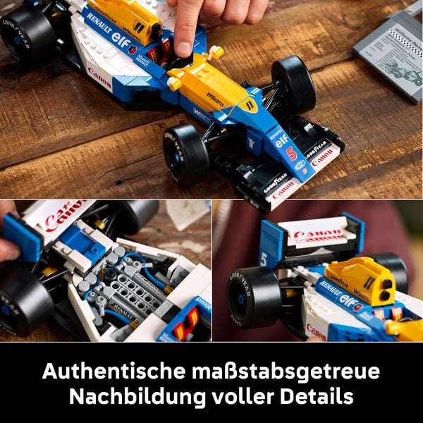Produktbild: LEGO Icons Williams Racing FW14B mit Nigel Mansell - Modellauto 10353