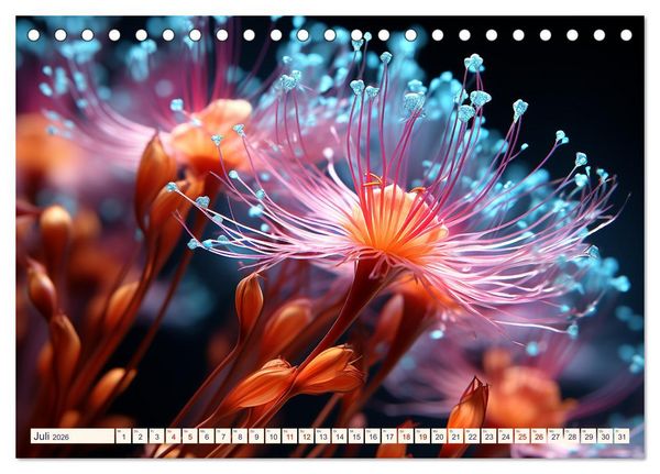 Produktbild: Wunderwelt Mikrokosmos (Tischkalender 2026 DIN A5 quer), CALVENDO Monatskalender
