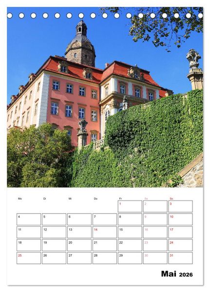 Produktbild: Schloss F&uuml;rstenstein in Polen - ein Reiseplaner (Tischkalender 2026 DIN A5 hoch), CALVENDO Monatskalender