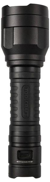 Produktbild: TOOLCRAFT TO-10153320 Taschenlampe Einstellbare Punktgr&ouml;&szlig;e, verstellbar, mit USB-Schnittstelle Li-Ionen Akkus 1100 lm 30 h 228 g