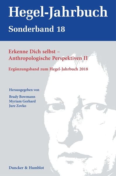 Produktbild: Erkenne Dich selbst &ndash; Anthropologische Perspektiven II