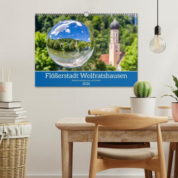 Produktbild: Fl&ouml;&szlig;erstadt Wolfratshausen (Wandkalender 2026 DIN A3 quer), CALVENDO Monatskalender