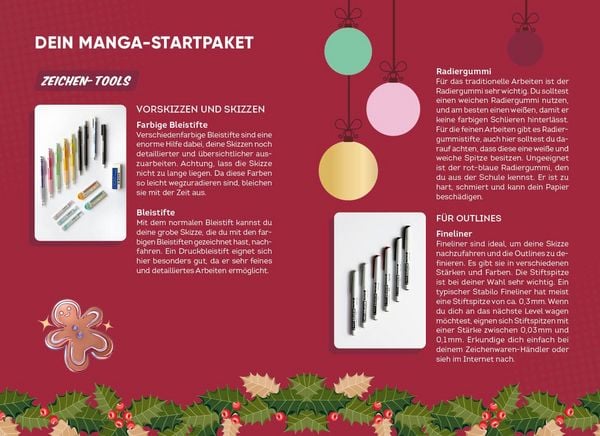 Produktbild: Adventskalender-Kartenset: Manga Christmas Countdown