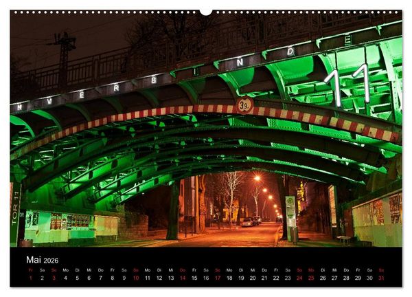 Produktbild: Ruhrlights II - Nachtlichter des Ruhrgebietes (Wandkalender 2026 DIN A2 quer), CALVENDO Monatskalender