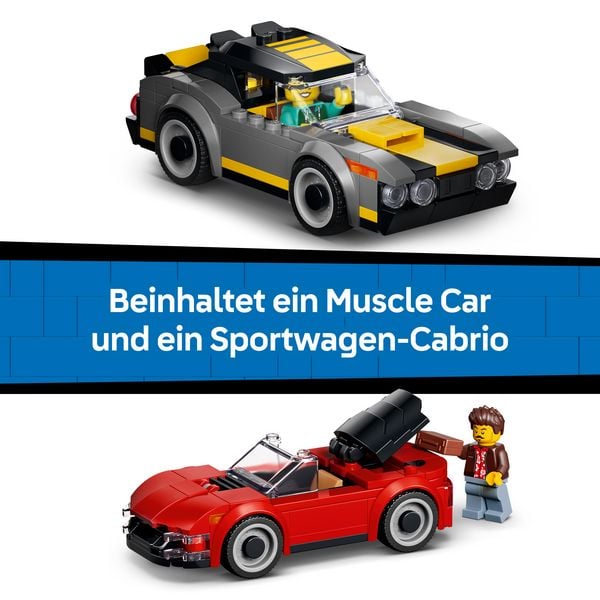 Produktbild: LEGO City 60497 Waschstra&szlig;e, Bauset mit 2 Spielzeugautos f&uuml;r Kinder ab 6 Jahren