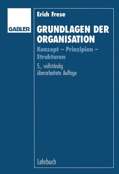 Produktbild: Grundlagen der Organisation