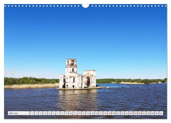 Produktbild: Russland - Auf dem Wasser von Moskau nach St. Petersburg (Wandkalender 2026 DIN A3 quer), CALVENDO Monatskalender
