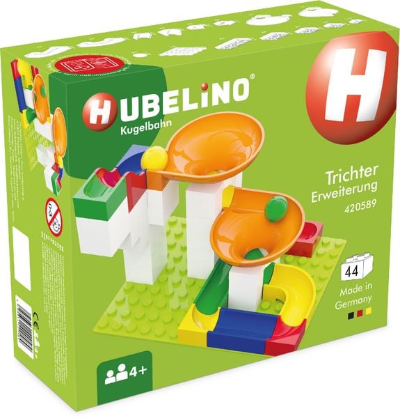 HUBELINO Kugelbahn Trichter Erweiterung (44-teilig)