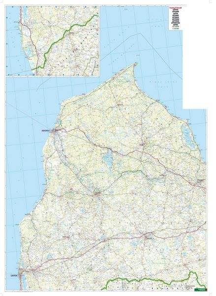 Produktbild: freytag & berndt Stra&szlig;enkarte Lettland Set 1:150.000