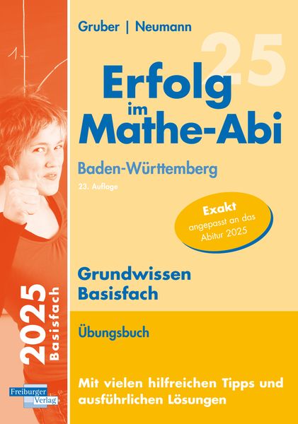 Produktbild: Erfolg im Mathe-Abi 2025 Grundwissen Basisfach Baden-W&uuml;rttemberg