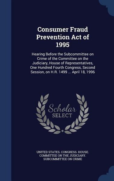 Produktbild: Consumer Fraud Prevention Act of 1995