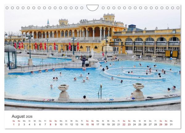 Produktbild: Budapest - Ungarns einzigartige Hauptstadt an der Donau. (Wandkalender 2026 DIN A4 quer), CALVENDO Monatskalender