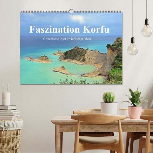 Produktbild: Faszination Korfu (Wandkalender 2026 DIN A2 quer), CALVENDO Monatskalender