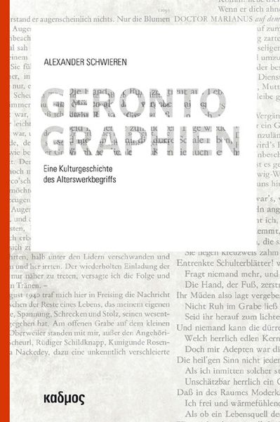 Produktbild: Gerontographien