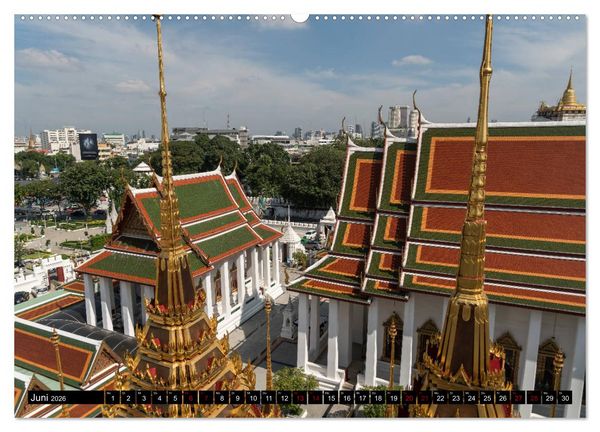Produktbild: Bangkok - Thailand (Wandkalender 2026 DIN A2 quer), CALVENDO Monatskalender