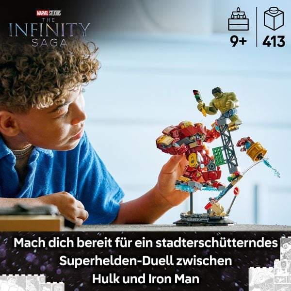 Produktbild: LEGO 76343 Marvel Duell der Giganten: Hulkbuster vs. Hulk, Geschenk