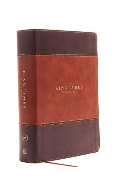 Produktbild: The King James Study Bible, Imitation Leather, Brown, Indexed, Full-Color Edition