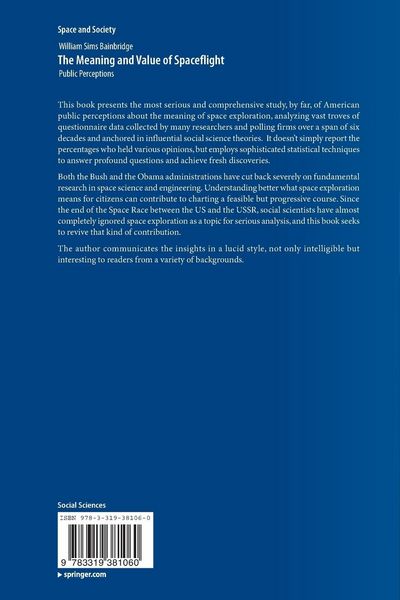 Produktbild: The Meaning and Value of Spaceflight
