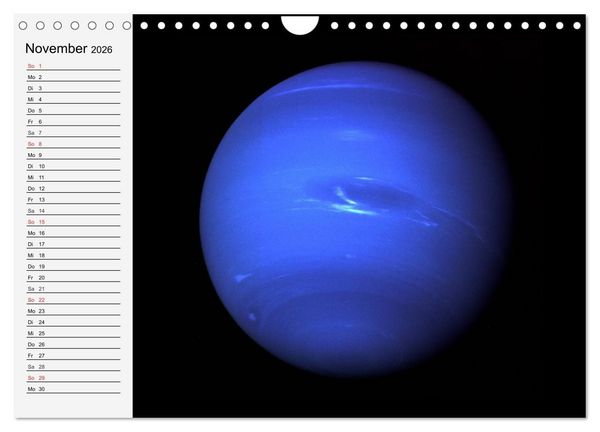 Produktbild: Sonne, Monde und Planeten (Wandkalender 2026 DIN A4 quer), CALVENDO Monatskalender
