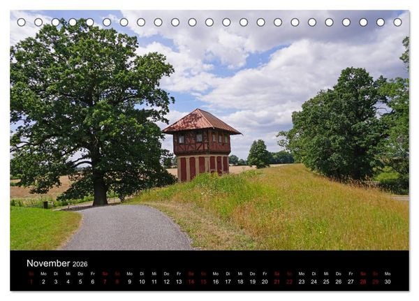 Produktbild: Elberadweg Coswig (Anhalt) (Tischkalender 2026 DIN A5 quer), CALVENDO Monatskalender