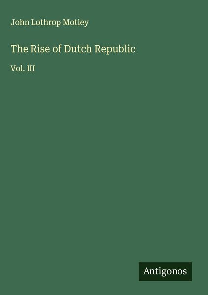 Produktbild: The Rise of Dutch Republic