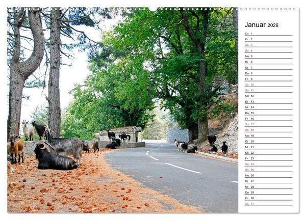 Produktbild: Wildromatisches Korsika (hochwertiger Premium Wandkalender 2026 DIN A2 quer), Kunstdruck in Hochglanz
