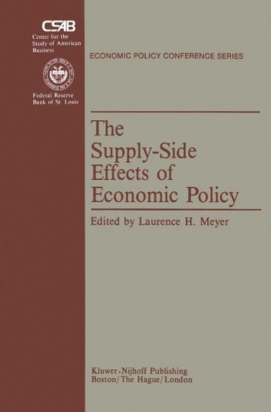 Produktbild: The Supply-Side Effects of Economic Policy