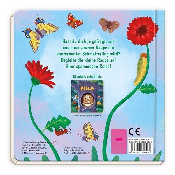 Produktbild: Tr&ouml;tsch Pappenbuch mit Reimen Ich bin die kleine Raupe