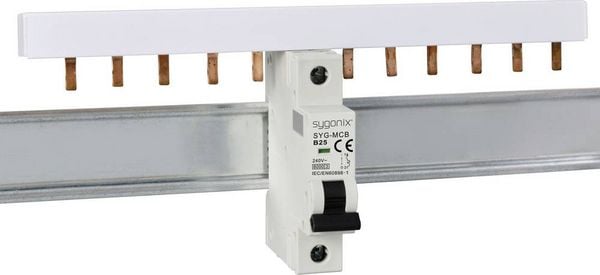 Produktbild: Sygonix SY-6440884 SYG-MCB 1P/B25/6KA Leitungsschutzschalter 1polig 25A 240 V/AC