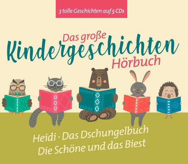 Das große Kindergeschichten - Hörbuch, 5 Audio-CD - , CD, 9783959953252