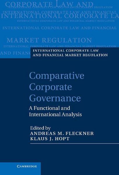 Produktbild: Comparative Corporate Governance