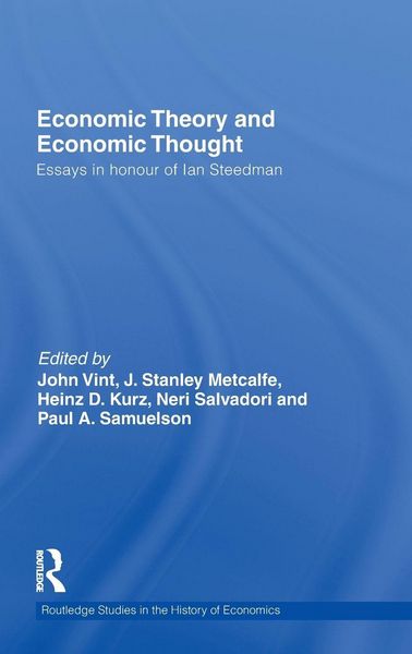 Produktbild: Economic Theory and Economic Thought