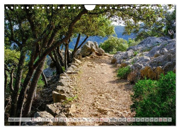 Produktbild: Wanderlust Mallorca - Pfade der Tramuntana (Wandkalender 2027 DIN A4 quer), CALVENDO Monatskalender