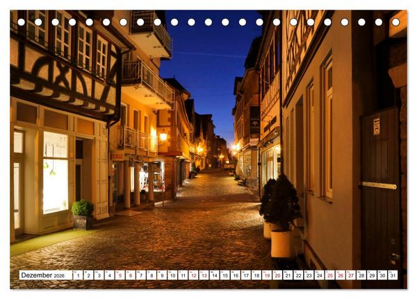 Produktbild: Barbarossastadt Gelnhausen vom Frankfurter Taxifahrer Petrus Bodenstaff (Tischkalender 2026 DIN A5 quer), CALVENDO Monatskalender