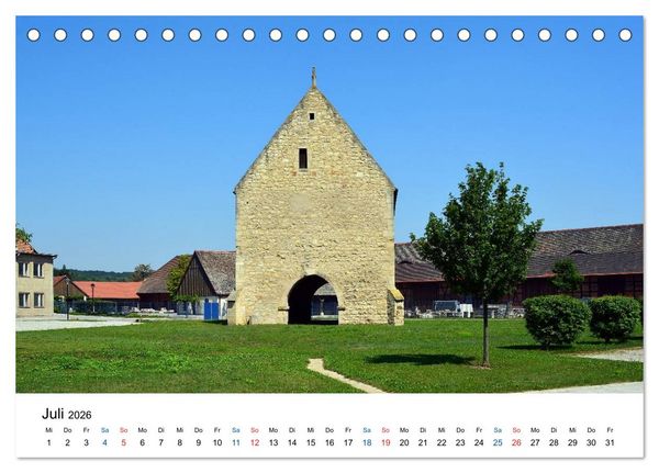Produktbild: KLOSTER PFORTA (Tischkalender 2026 DIN A5 quer), CALVENDO Monatskalender