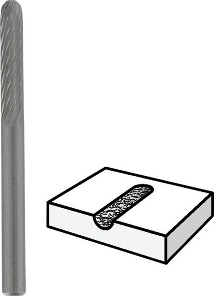 Produktbild: Dremel 2615990332 Fr&auml;sstift Wolframkarbid 3.2mm Schaftdurchmesser 3.2mm