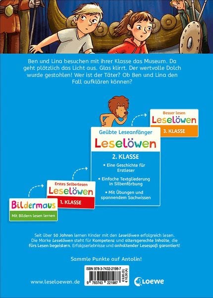Produktbild: Lesel&ouml;wen 2. Klasse - Hilfe! Diebe im Museum