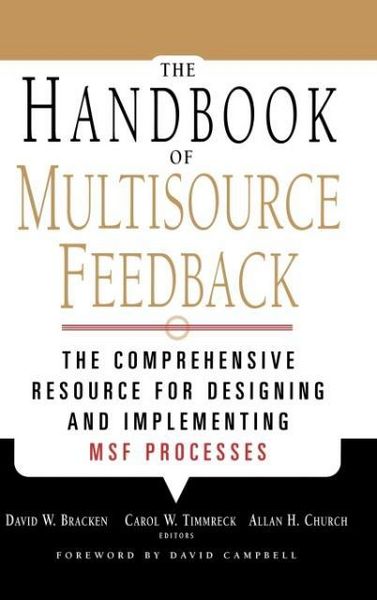 Produktbild: The Handbook of Multisource Feedback
