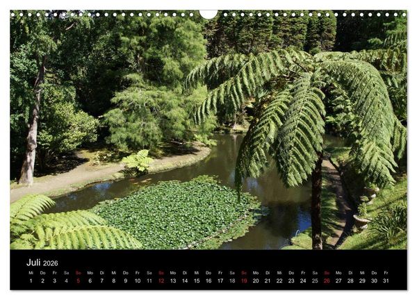 Produktbild: Azoren - bezaubernde Inselwelt. Eindr&uuml;cke auf Sao Miguel (Wandkalender 2026 DIN A3 quer), CALVENDO Monatskalender