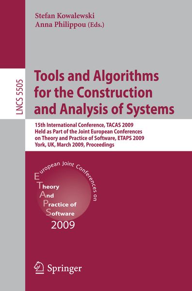 Produktbild: Tools and Algorithms for the Construction and Analysis of Systems