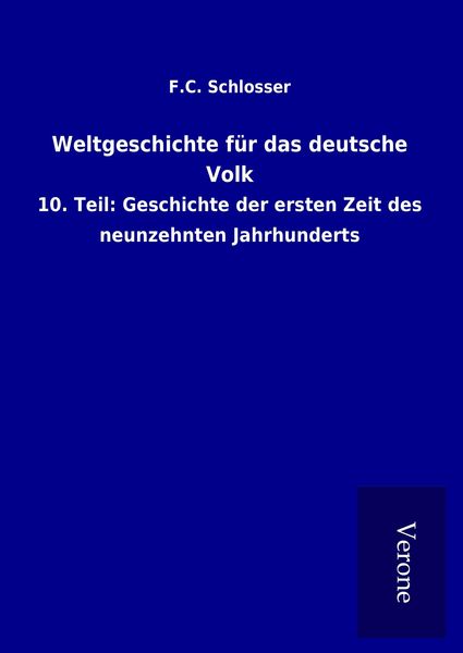 Produktbild: Weltgeschichte f&uuml;r das deutsche Volk